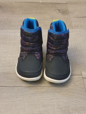 Merrell Bare Steps Puffer Little Kid Blue Water Repellent Boot Size 4M